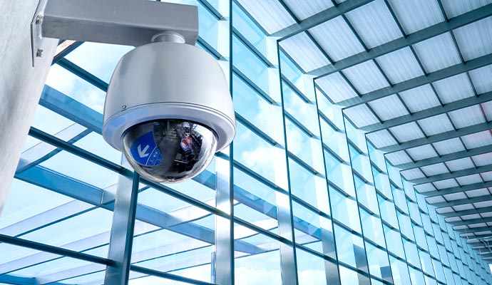 Indoor camera installed