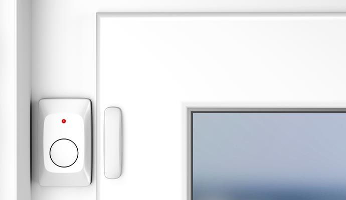 Installed door contact system