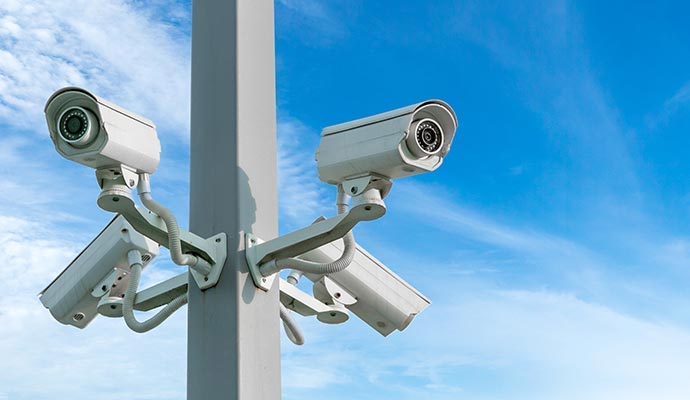 Outdoor security cameras