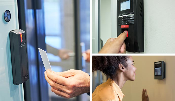 Different types of access control device Different types of access control device