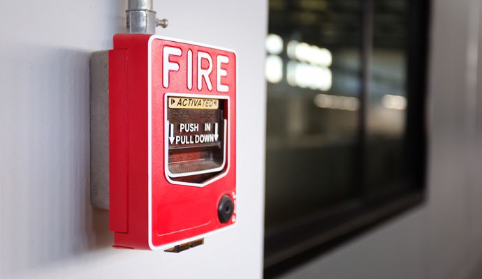 Fire alarm installed