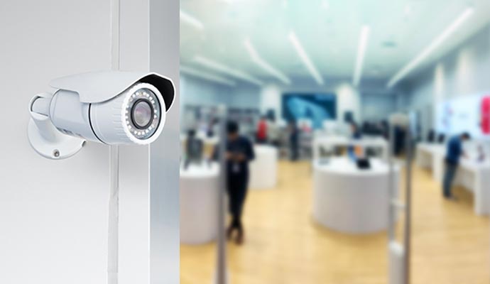 IP camera installed
