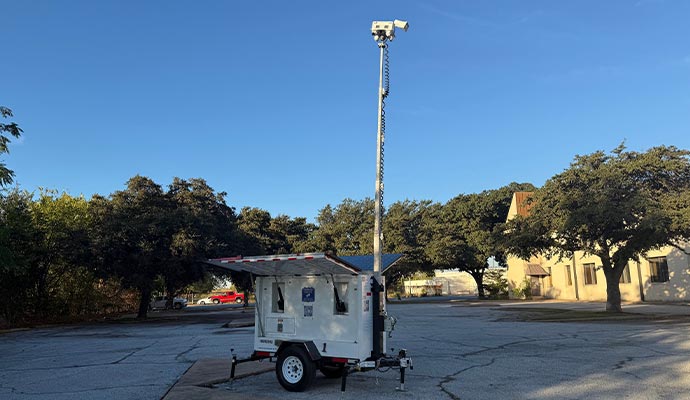 Mobile Surveillance Trailers for Sporting Events in D/FW
