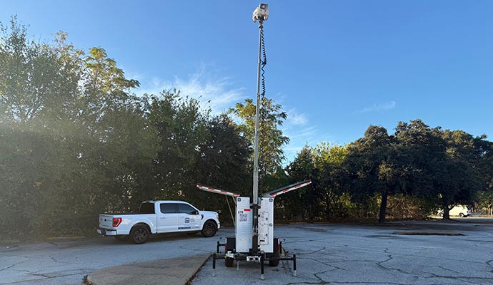 A mobile surveillance system