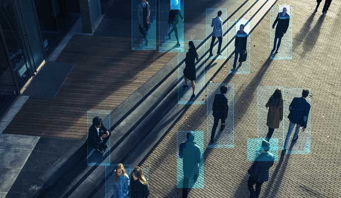 Real time AI tracking footage
