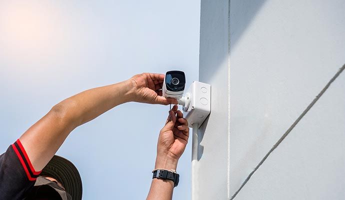 Outdoor camera installation service