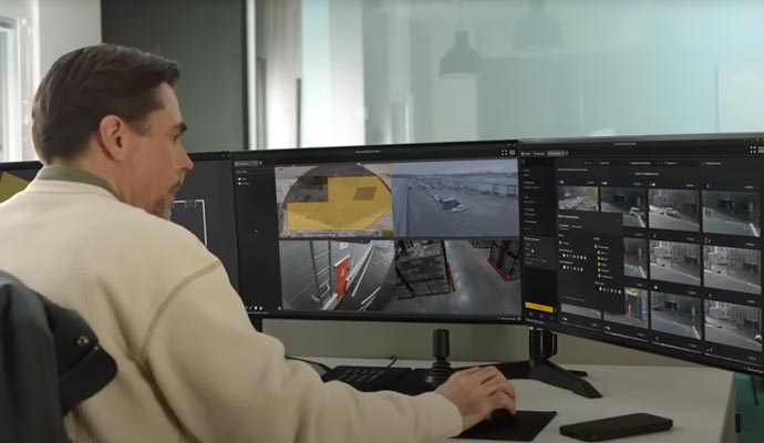 Professional security system monitoring and management
